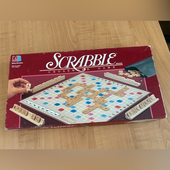milton bradley Other - Vintage Scrabble board game great learning/teaching aid toys